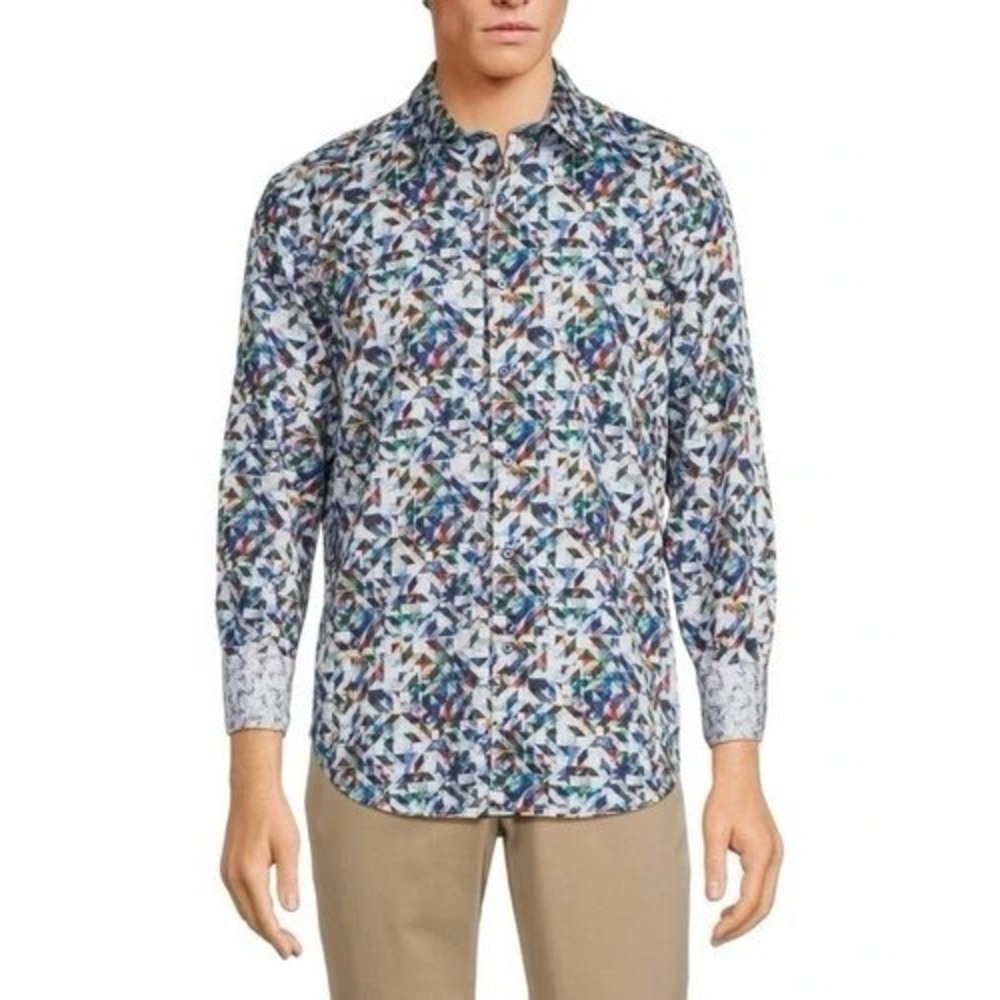 Robert Graham  ROBERT GRAHAM‎ Railton Classic Fit Print Shirt XL